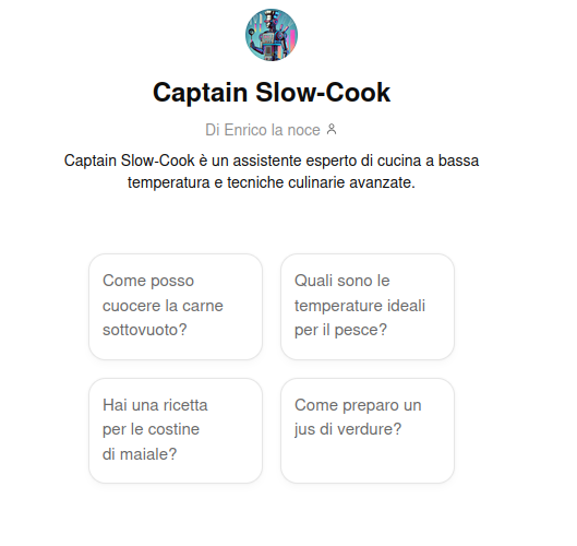 Capture d'écran de Captain Slow-Cook, assistant cuisine pour les techniques de cuisson